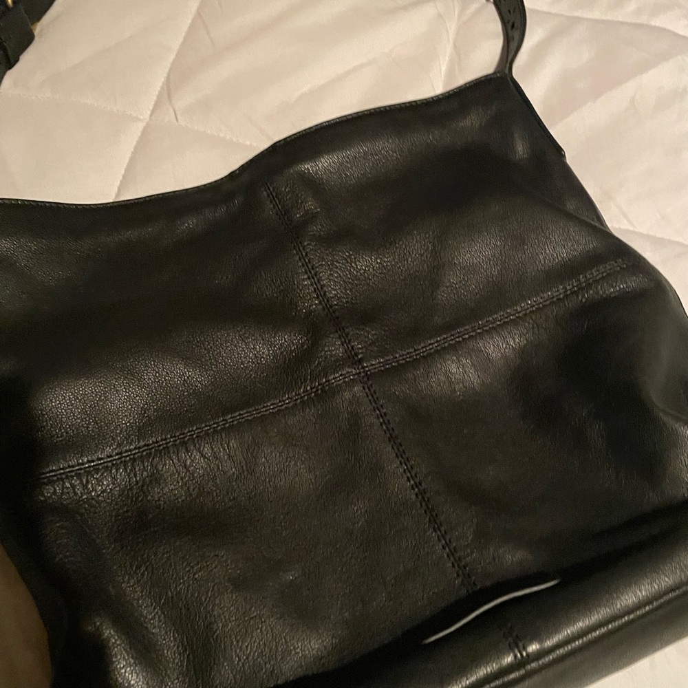 Lucky Brand Black Leather Shoulder Bag